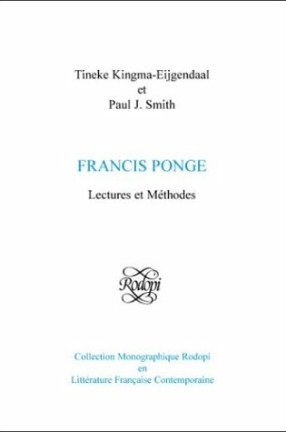 Cover of Francis Ponge