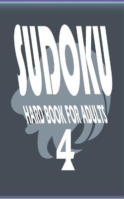 Book cover for sudoku hard book for adults 4