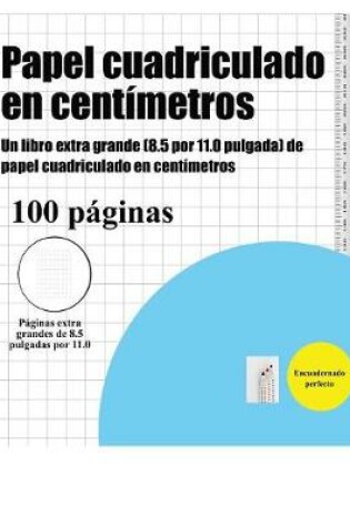 Cover of Papel cuadriculado en centimetros (margenes pautados)