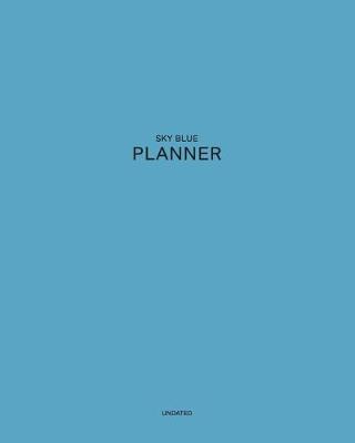 Cover of Undated Sky Blue Planner