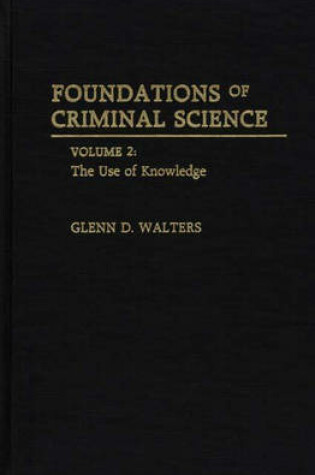 Cover of Foundations of Criminal Science