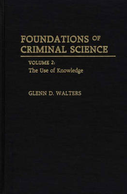 Book cover for Foundations of Criminal Science