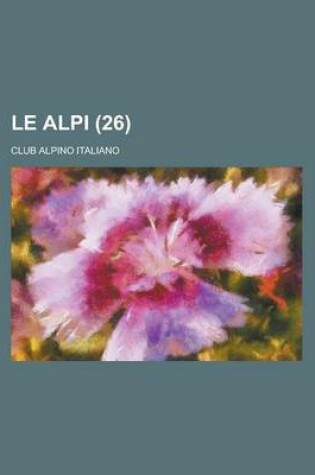 Cover of Le Alpi (26 )