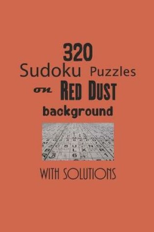 Cover of 320 Sudoku Puzzles on Red Dust background with solutions