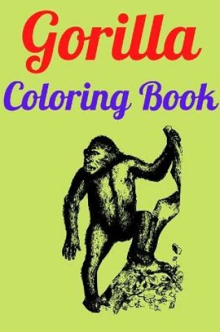 Cover of Gorilla Coloring Book