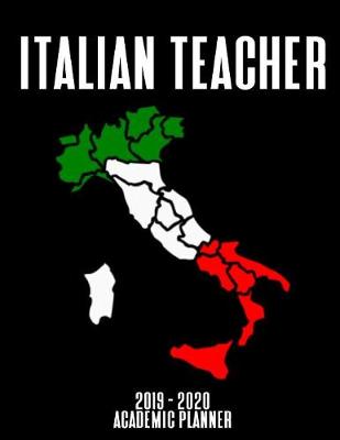 Book cover for Italian Teacher Academic Planner