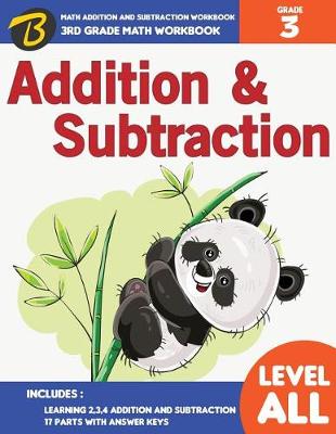 Book cover for Addition and Subtraction Workbook Grade 3