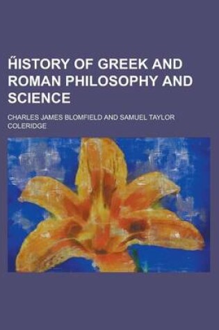 Cover of H Istory of Greek and Roman Philosophy and Science