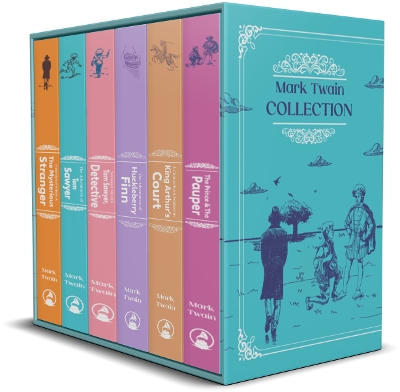 Book cover for The Mark Twain 6 Book Hardback Collection