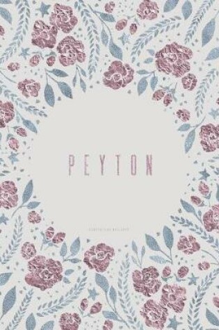 Cover of Peyton Composition Notebook