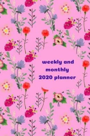 Cover of weekly and monthly 2020 planner