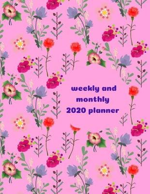 Book cover for weekly and monthly 2020 planner