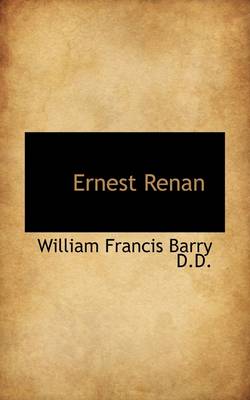 Book cover for Ernest Renan