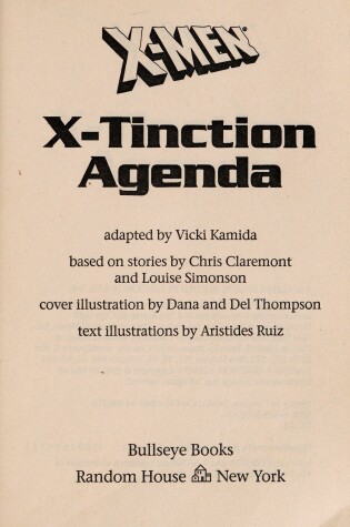 Cover of X- Tinction Agenda