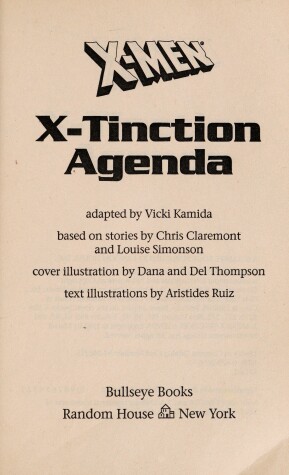 Book cover for X- Tinction Agenda