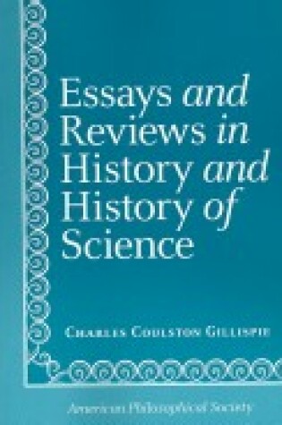 Cover of Essays and Reviews in History and History of Science