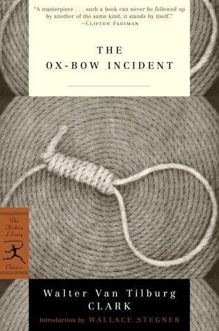 Cover of The Ox-Bow Incident