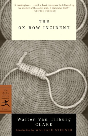 Book cover for The Ox-Bow Incident