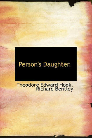 Cover of Person's Daughter.