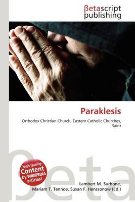 Cover of Paraklesis
