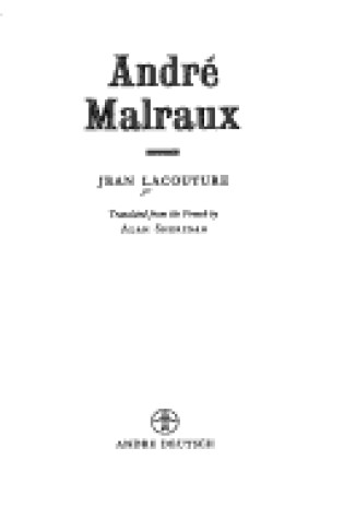 Cover of Andre Malraux