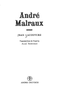 Book cover for Andre Malraux