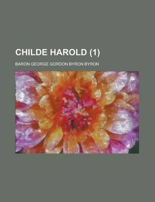 Book cover for Childe Harold (1)