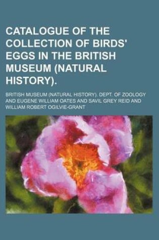 Cover of Catalogue of the Collection of Birds' Eggs in the British Museum (Natural History).