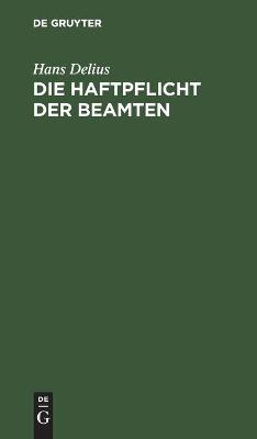 Book cover for Die Haftpflicht Der Beamten