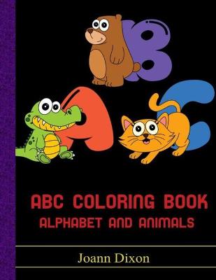 Book cover for ABC Coloring Book Alphabet And Animals