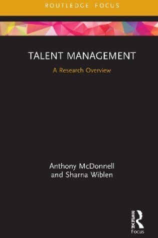 Cover of Talent Management