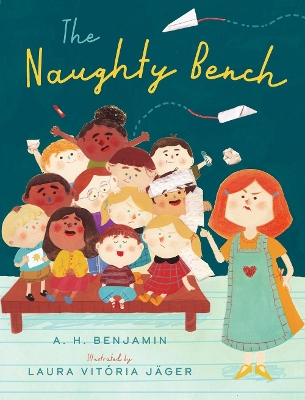 Book cover for The Naughty Bench