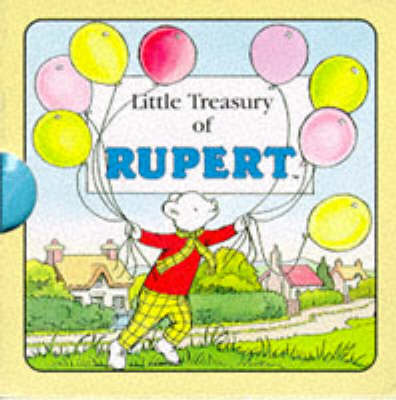 Book cover for Little Treasury of "Rupert Bear"