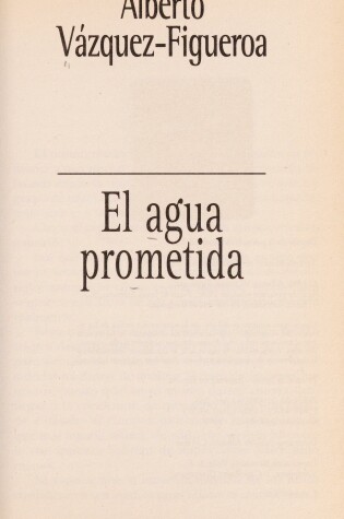 Cover of El Agua Prometida