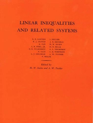 Book cover for Linear Inequalities and Related Systems. (AM-38), Volume 38