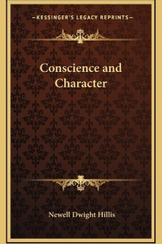 Cover of Conscience and Character