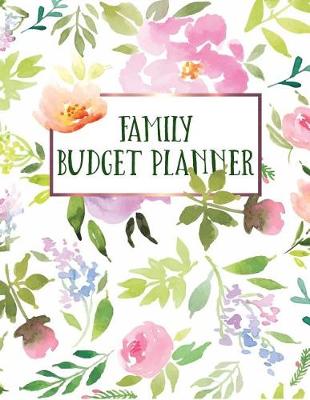 Book cover for Family Budget Planner