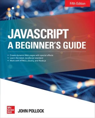 Book cover for JavaScript: A Beginner's Guide, Fifth Edition