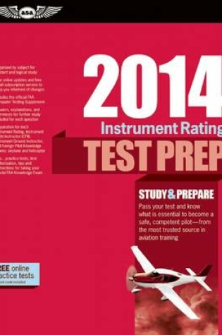 Cover of Instrument Rating Test Prep 2014