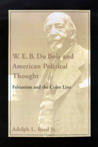 Cover of W.E.B. DuBois and American Political Thought