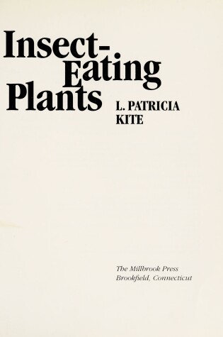 Cover of Insect Eating Plants