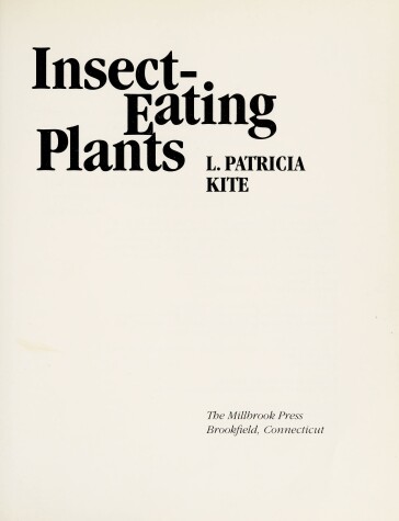 Book cover for Insect Eating Plants