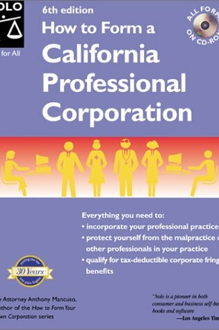 Cover of How to Form a California Professional Corporation