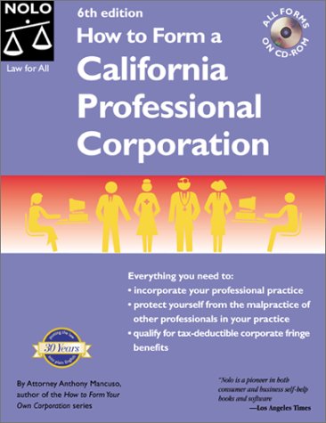 Cover of How to Form a California Professional Corporation