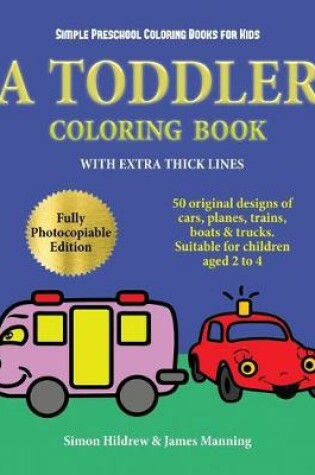 Cover of Simple Preschool Coloring Books for Kids