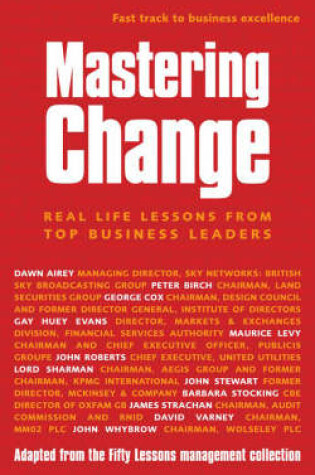 Cover of Mastering Change