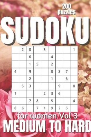 Cover of Sudoku For Women Medium to Hard