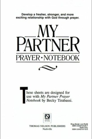 Cover of My Prayer Partner Notebook