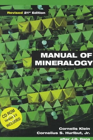 Cover of Manual Mineralogy 21e CD Surv Set