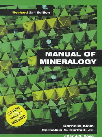 Book cover for Manual Mineralogy 21e CD Surv Set